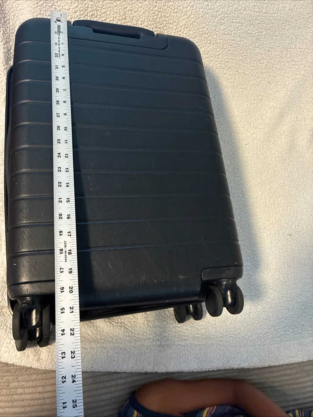 Away Suitcase Carry-On Luggage with Combination Lock Black